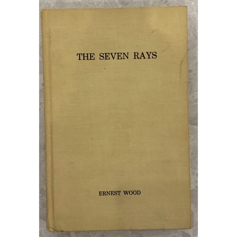 The Seven Rays Ernest Wood 1970s A Theosophical Handbook Antique